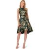 imageAdrianna Papell Womens Ruffle Jacquard DressHunter