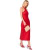 imageAdrianna Papell Womens Foil Woven Midi DressRed