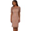 imageAdrianna Papell Womens Beaded Cocktail DressStone