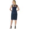 imageAdrianna Papell Womens Embroidery Midi DressMidnight