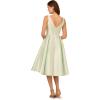 imageAdrianna Papell Womens Sleeveless Tea Length DressAloe Mist