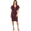 imageAdrianna Papell Womens Beaded Dolman Sleeve DressDeep Amethyst