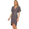 imageAdrianna Papell Womens Beaded Dolman Sleeve DressGunmetal
