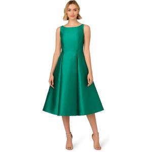 imageAdrianna Papell Womens Sleeveless Tea Length DressVivid Emerald