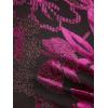 imageAdrianna Papell Womens Metallic Velvet Cowl DressBlackViolet