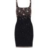 imageAdrianna Papell Womens Petite Beaded Tank DressNavyRosegold