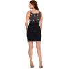 imageAdrianna Papell Womens Petite Beaded Tank DressNavyRosegold