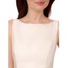 imageAdrianna Papell Womens Sleeveless MidLength Party Dress with VBack Ivory 12