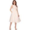 imageAdrianna Papell Womens Sleeveless MidLength Party Dress with VBack Ivory 12