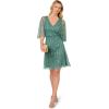 imageAdrianna Papell Womens Beaded Short DressGreen Slate