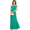 imageAdrianna Papell Womens Crepe Chiffon GownBotanic Green