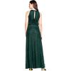 imageAdrianna Papell Womens Halter Art Deco Beaded Blouson DressDusty Emerald