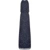 imageAdrianna Papell Womens Halter Art Deco Beaded Blouson DressNavy