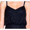 imageAdrianna Papell Womens Long Beaded Blouson GownBlack