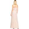 imageAdrianna Papell Womens Long Beaded Blouson GownBlush
