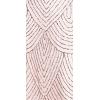 imageAdrianna Papell Womens Long Beaded Blouson GownBlushGoldPink