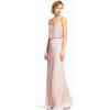 imageAdrianna Papell Womens Long Beaded Blouson GownBlushGoldPink