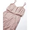 imageAdrianna Papell Womens Long Beaded Blouson GownDusted PetalSilver