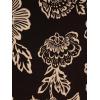 imageAdrianna Papell Womens Printed Midi DressBlackIvory