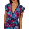 imageAdrianna Papell Womens Printed Midi DressNavyPink Multi