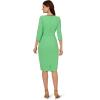 imageAdrianna Papell Womens Tipped Crepe Tie DressWild AppleNavy