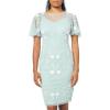 imageAdrianna Papell Womens Beaded Short DressIcey SageIvory