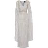imageAdrianna Papell Womens Beaded Cape GownGlacier