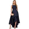 imageAdrianna Papell Womens Mikado High Low GownMidnight
