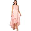 imageAdrianna Papell Womens Mikado High Low GownPink Peach