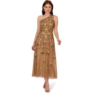 imageAdrianna Papell Womens Beaded Ankle Length DressCopper