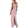 imageAdrianna Papell Womens Cowl Crepe DressRose