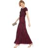 imageAdrianna Papell Womens Short Sleeve Beaded GownCassis