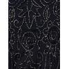 imageAdrianna Papell Womens Short Sleeve Beaded GownNavy
