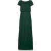 imageAdrianna Papell Womens Short Sleeve Blouson Beaded GownDusty Emerald