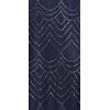 imageAdrianna Papell Womens Short Sleeve Blouson Beaded GownNavy