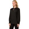 imageAdrianna Papell Mens Aed Ruffle Tie TopBlack