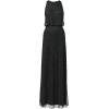 imageAdrianna Papell Womens Halter Blouson Beaded GownBlackBlack