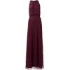 imageAdrianna Papell Womens Halter Blouson Beaded GownCassis