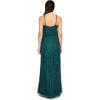 imageAdrianna Papell Womens Long Blouson Beaded DressDusty Emerald