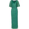 imageAdrianna Papell Womens Bell Sleeve Tie Front DressJungle Green