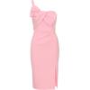 imageAdrianna Papell Womens Knit Crepe Short DressPink Chill