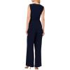 imageAdrianna Papell Womens Pintuck Jersey JumpsuitMidnight
