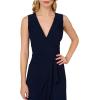 imageAdrianna Papell Womens Pintuck Jersey JumpsuitMidnight