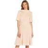 imageAdrianna Papell Womens Knit Crepe Roll Collar DressBlush