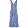 imageAdrianna Papell Womens Beaded Ankle Length DressFrench Blue