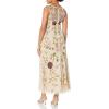 imageAdrianna Papell Womens Beaded Ankle Length DressLight Champagne