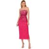 imageAdrianna Papell Womens Beaded Strapless GownHot Pink