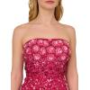 imageAdrianna Papell Womens Beaded Strapless GownHot Pink