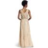 imageAdrianna Papell Womens Blsn Beaded Art NouveauTaupePink