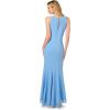 imageAdrianna Papell Womens Ruffle Crepe Halter GownBluebell